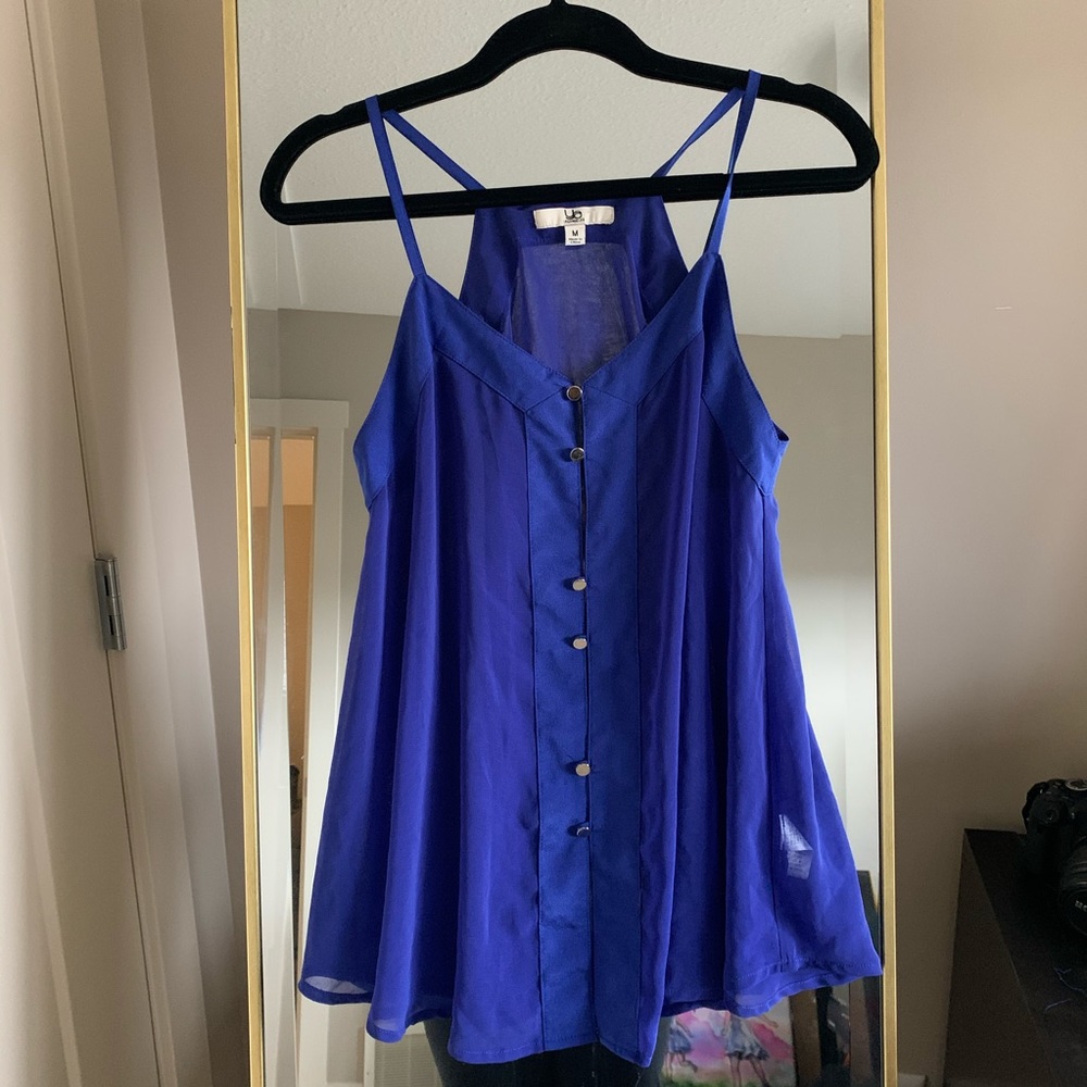 Ya Los Angeles Blue top